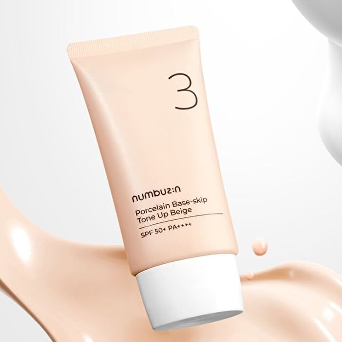 No. 3 Porcelain Base-Skip Tone Up Beige - 50ml