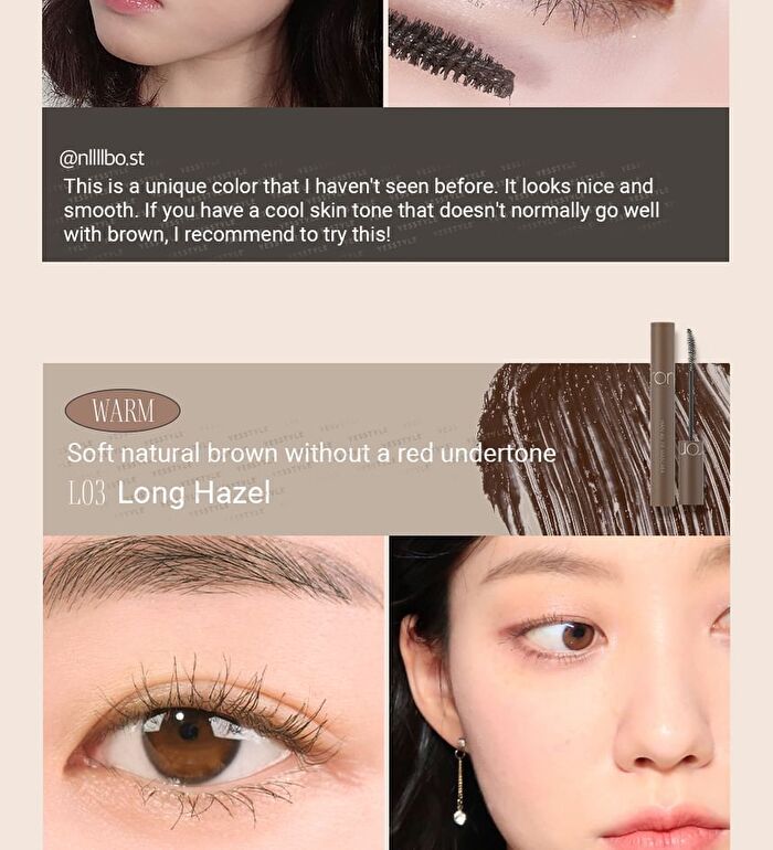 romand Han All Fix Mascara - 4 Types - L03 Long Hazel