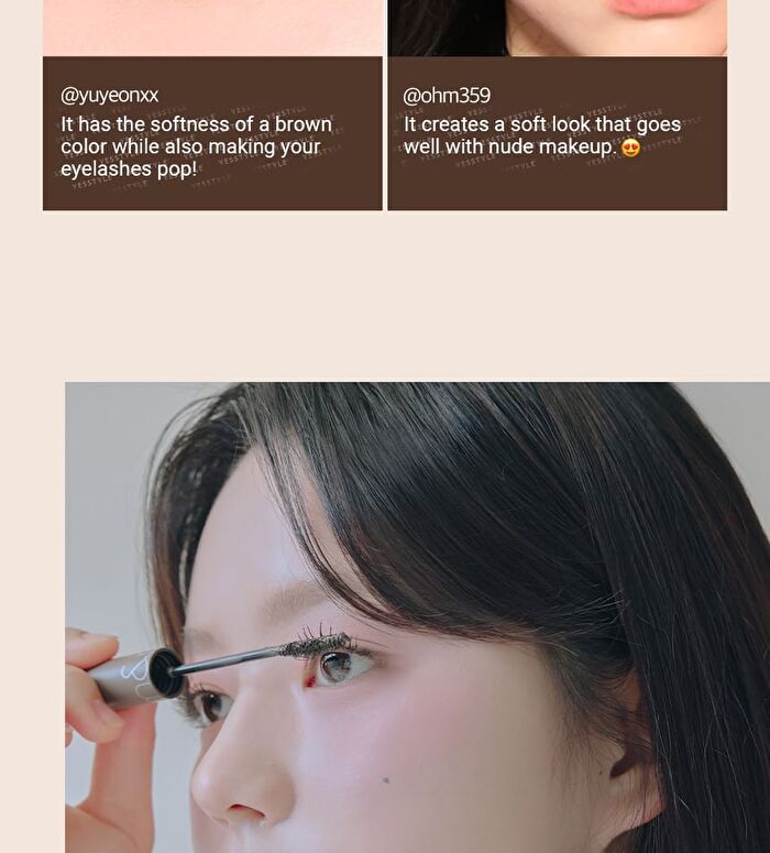 romand Han All Fix Mascara - 4 Types - L03 Long Hazel