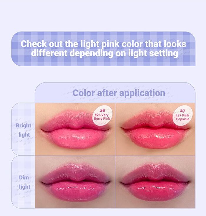 romand Juicy Lasting Tint Summer Light Series - 2 Colors - #27 Pink Popsicle