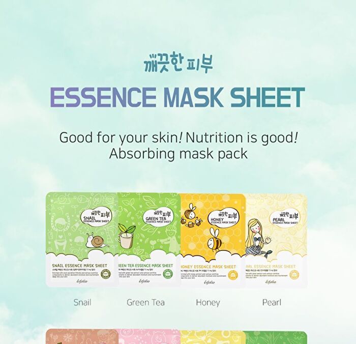 esfolio Herb Essence Mask Sheet Set - 25ml x 10pcs