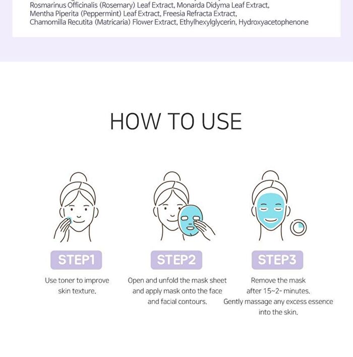 esfolio Herb Essence Mask Sheet Set - 25ml x 10pcs