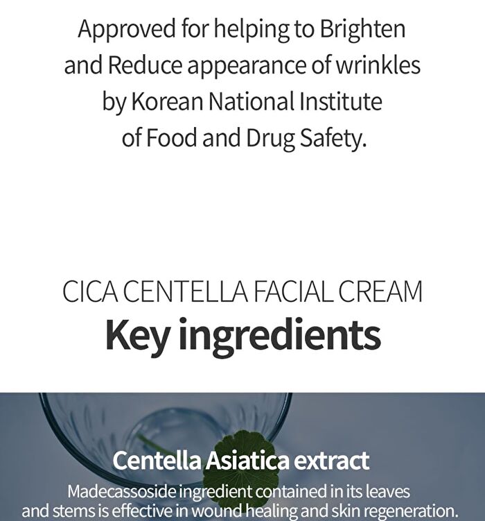 Facial Cream - 6 Types - Cica Centella