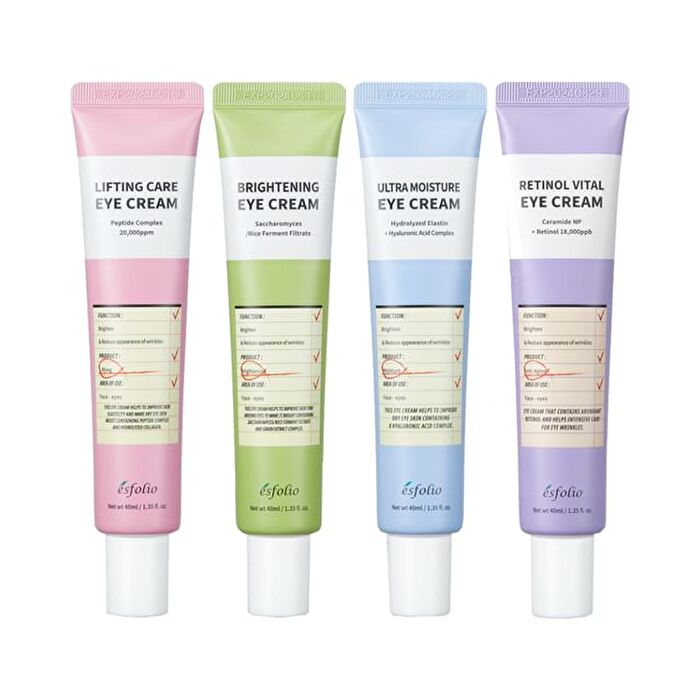 esfolio Eye Cream - 4 Types - Brightening