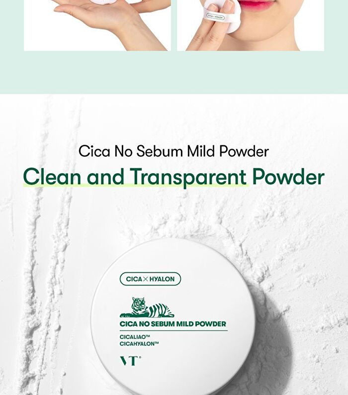 Vt Cica No Sebum Mild Powder - 5g