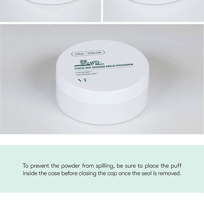 Vt Cica No Sebum Mild Powder - 5g