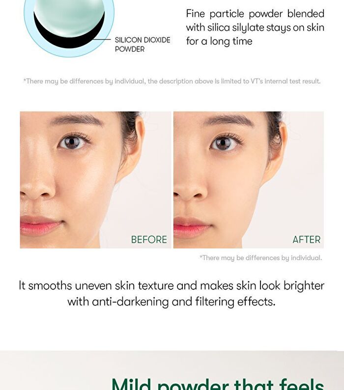 Vt Cica No Sebum Mild Powder - 5g