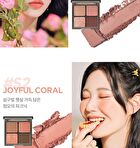 Merzy Mood Fit Shadow Palette - 3 Colors - #S1 Amusing Rose
