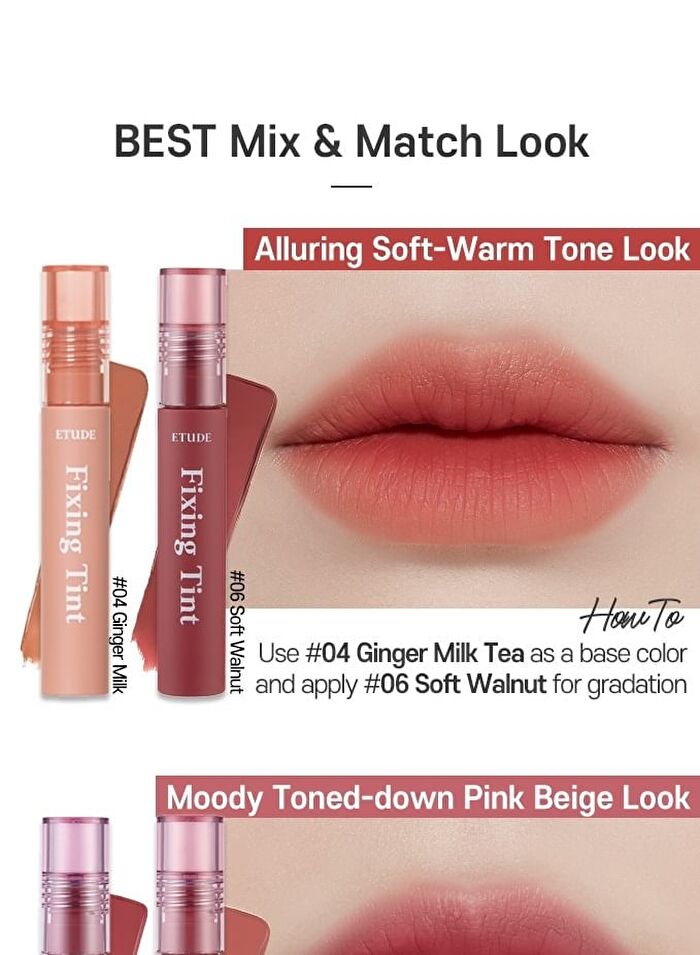 Fixing Tint - 11 Colors - #04 Ginger Milktea