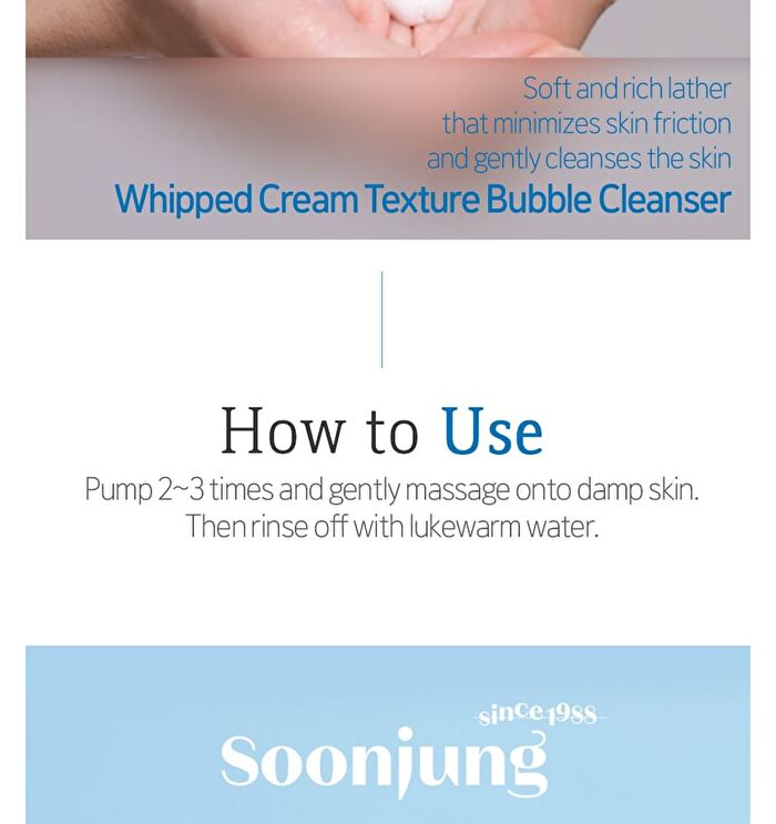 Soon Jung pH 6.5 Whip Cleanser Jumbo - 250ml