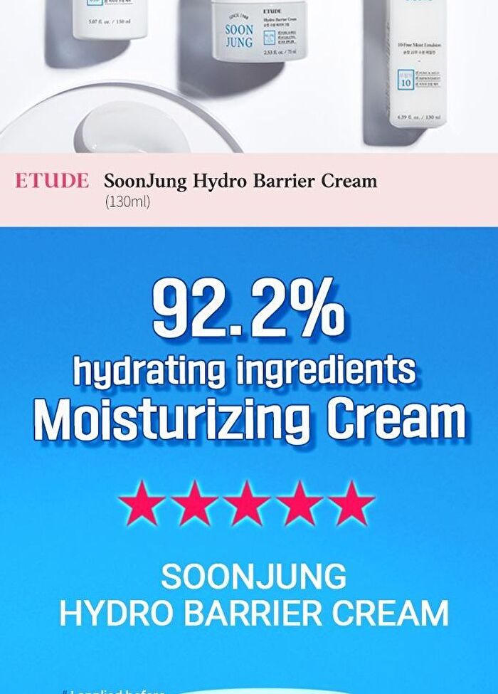 Soon Jung Hydro Barrier Cream JUMBO - 130ml