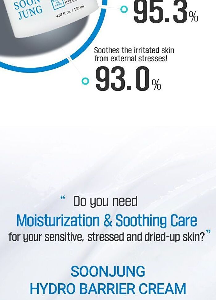 Soon Jung Hydro Barrier Cream JUMBO - 130ml