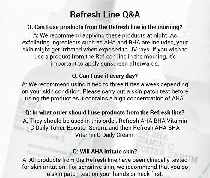 Cosrx Refresh AHA BHA Vitamin C Booster Serum - 30ml
