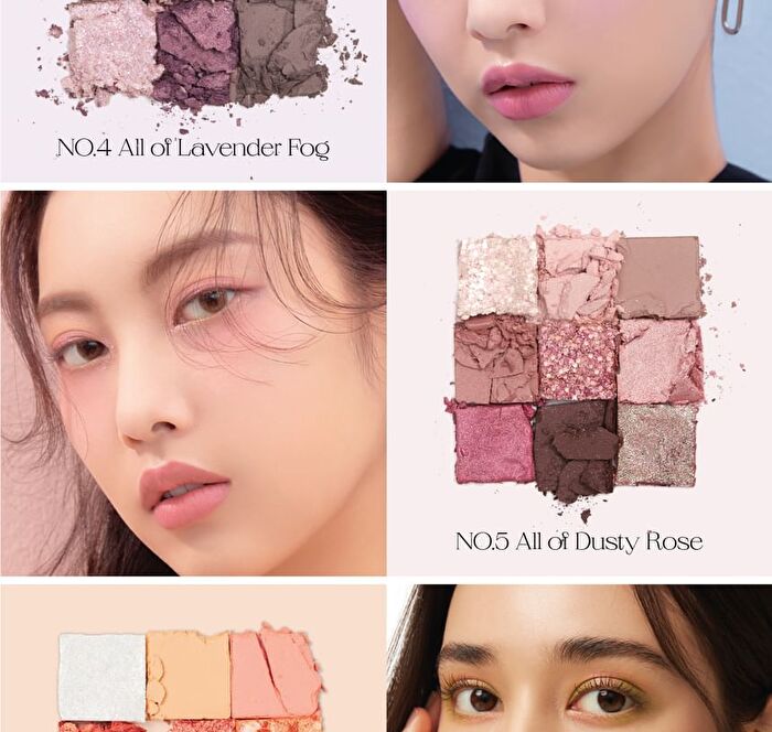 Glitterpedia Eye Palette - 7 Types - N°4 All Of Lavender Fog
