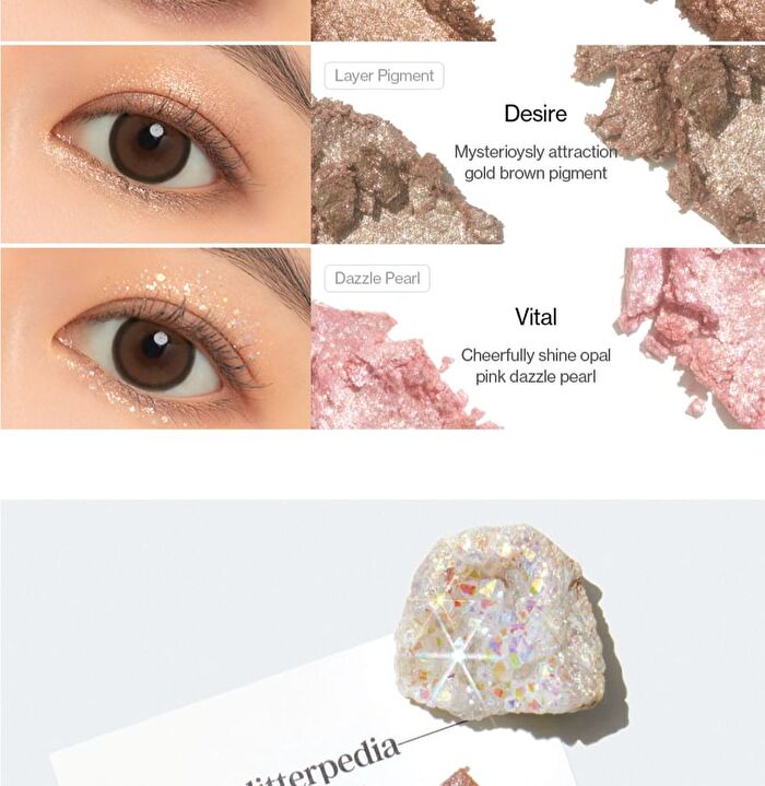 Glitterpedia Eye Palette - 7 Types - N°4 All Of Lavender Fog