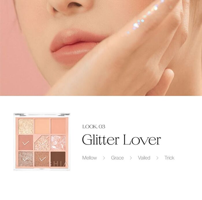 Glitterpedia Eye Palette - 7 Types - N°4 All Of Lavender Fog