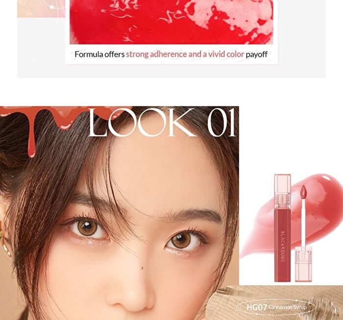 Black Rouge Half N Half Water Glow 2 - 6 Colors - HG10 Cherry Syrup