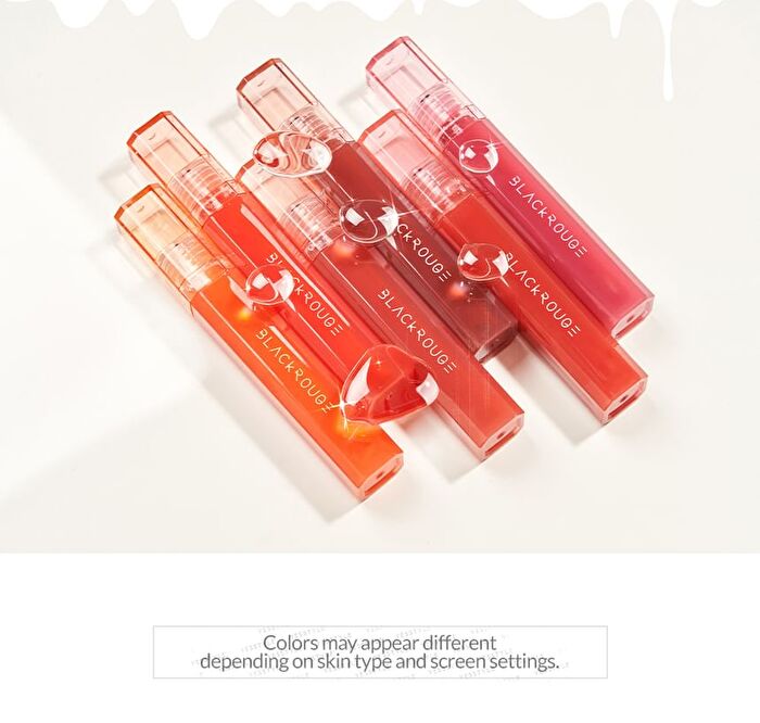 Black Rouge Half N Half Water Glow 2 - 6 Colors - HG10 Cherry Syrup