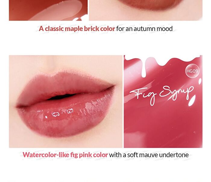Black Rouge Half N Half Water Glow 2 - 6 Colors - HG10 Cherry Syrup