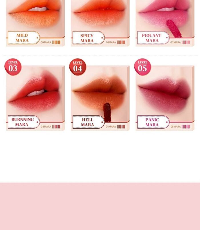 Black Rouge Mara Hot Water Tint - 6 Colors - LV02 Piquant Mara
