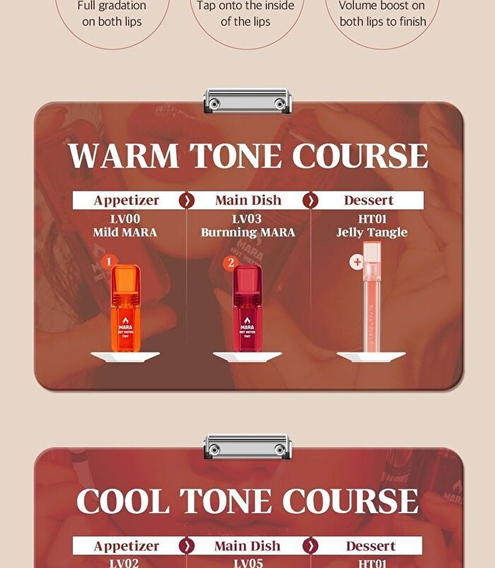 Black Rouge Mara Hot Water Tint - 6 Colors - LV03 Burnning Mara