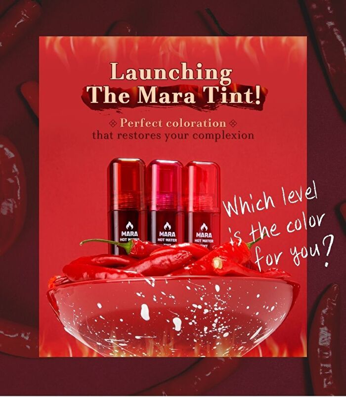 Black Rouge Mara Hot Water Tint - 6 Colors - LV03 Burnning Mara
