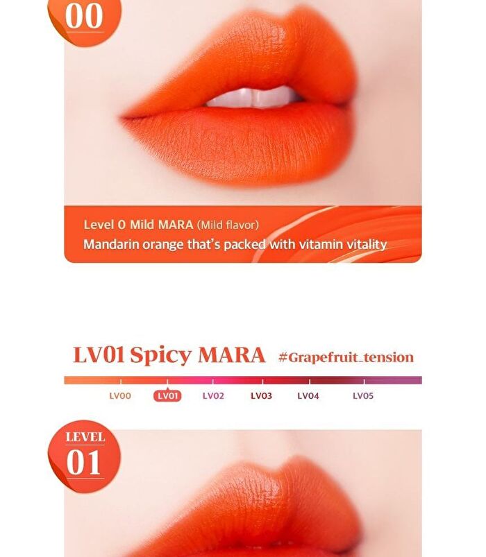 Black Rouge Mara Hot Water Tint - 6 Colors - LV03 Burnning Mara
