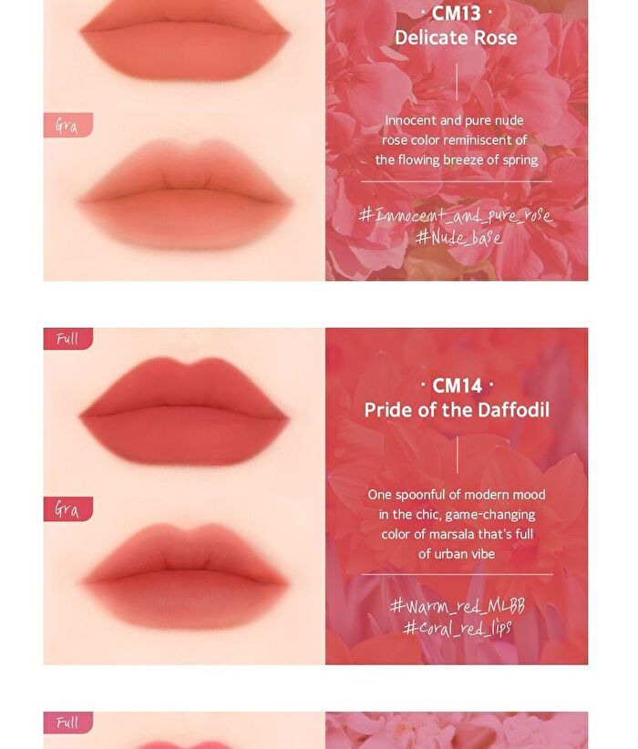 Black Rouge Cream Matt Rouge 3 - 10 Colors - CM13 Delicate Rose