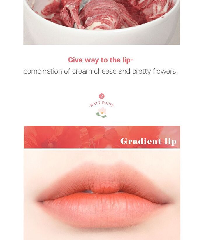 Black Rouge Cream Matt Rouge 3 - 10 Colors - CM18 Unforgettable Flower