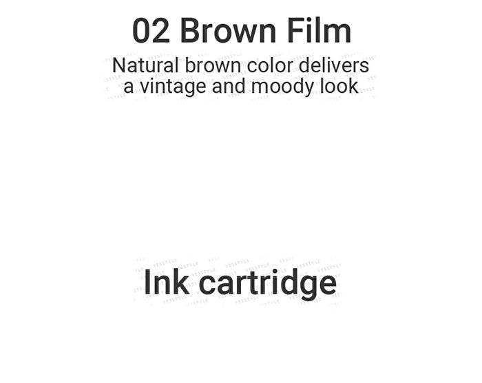 peripera Ink Thin Thin Brush Liner - 2 Colors - #02 Brown Film