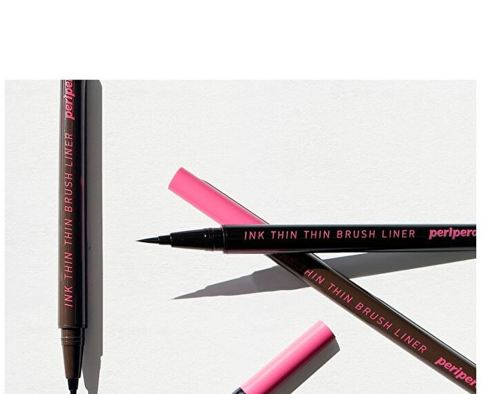 peripera Ink Thin Thin Brush Liner - 2 Colors - #02 Brown Film