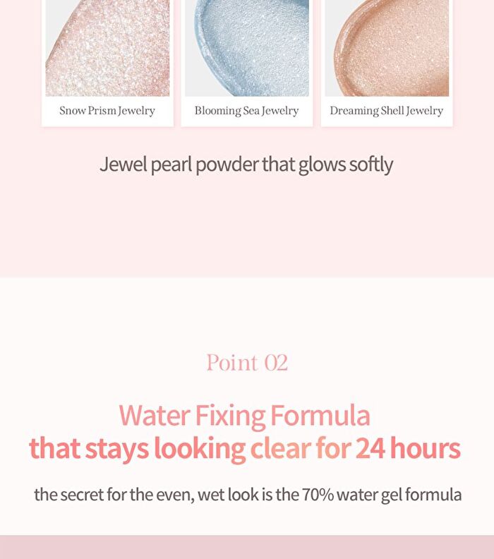 Fairy Jewel Eye Glitter - 6 Colors - #02 Pink Splash Jewelry