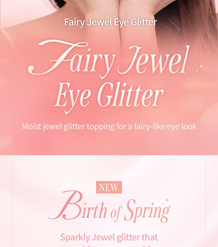 Fairy Jewel Eye Glitter - 6 Colors - #02 Pink Splash Jewelry