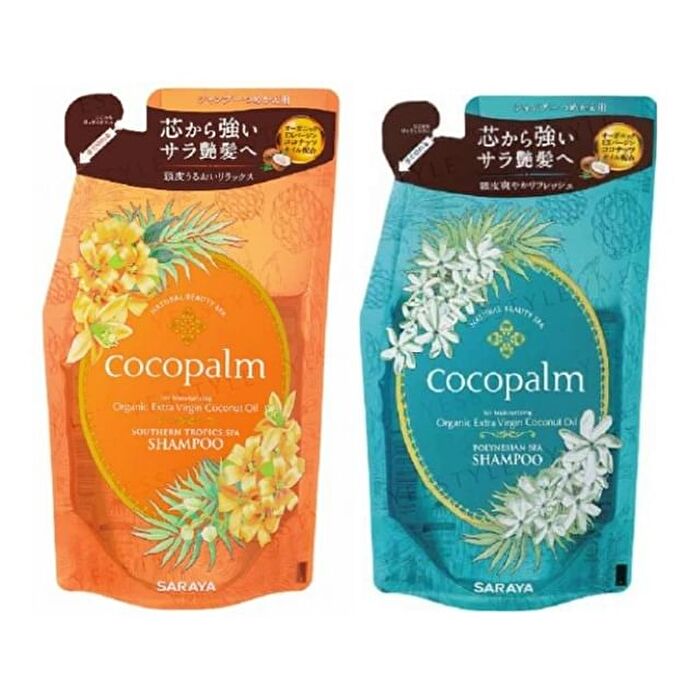 Cocopalm Organic Extra Virgin Coconut Oil Shampoo - Polynesian Tahiti Spa - 380ml Refill