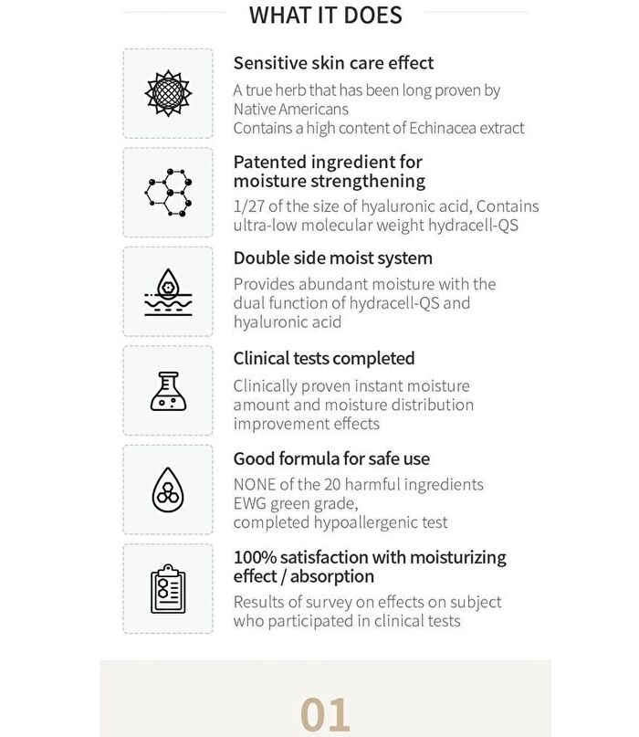 Rawquest Echinacea Calming Moisture Gel Cream - 50ml