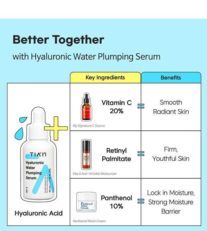 Tia\'m Hyaluronic Water Plumping Serum - Renewed - 40ml