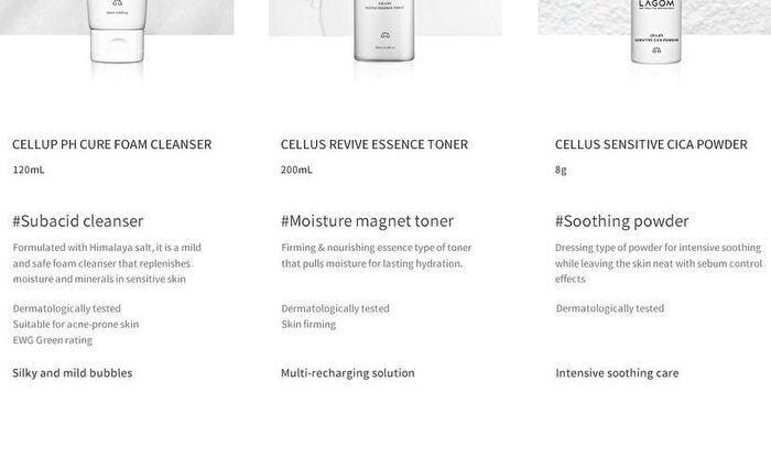 Lagom Cellus Sensitive Cica Cream - 60ml