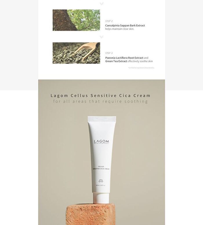 Lagom Cellus Sensitive Cica Cream - 60ml