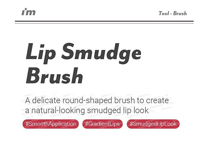 I\'m Meme I\'m Lip Smudge Brush - 1 pc