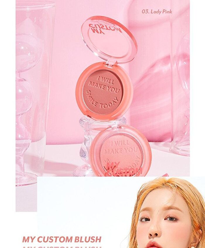 I\'m Meme My Custom Blush - 6 Colors - #01 Mellow Pink