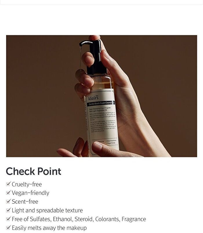 Gentle Black Fresh Cleansing Oil MINI - 30ml
