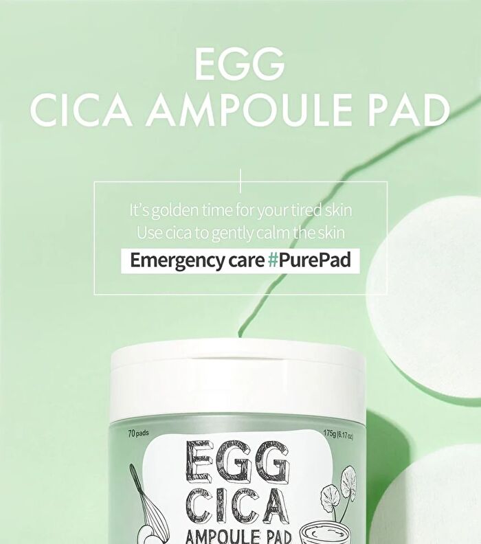 too cool for school Egg Cica Ampoule Pad - 70 pads