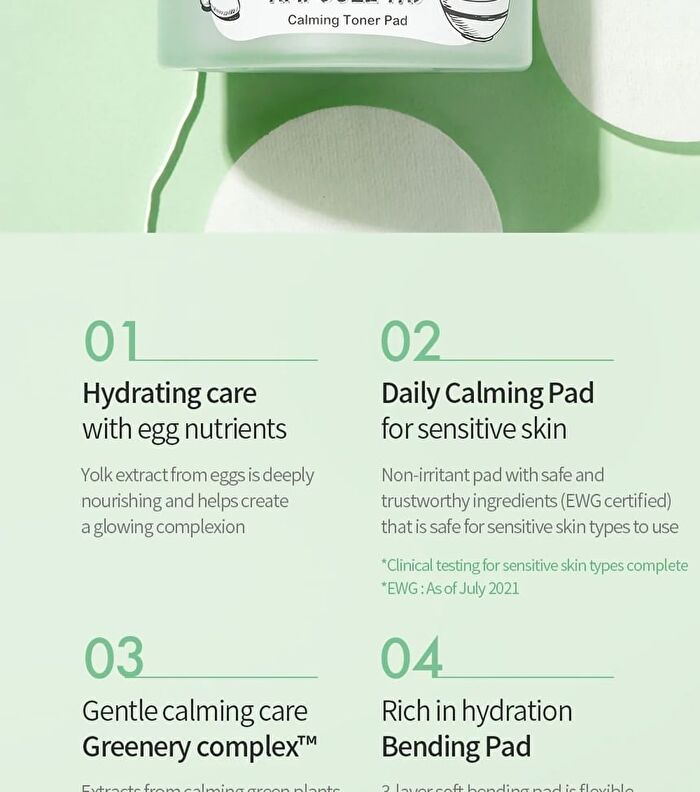 too cool for school Egg Cica Ampoule Pad - 70 pads