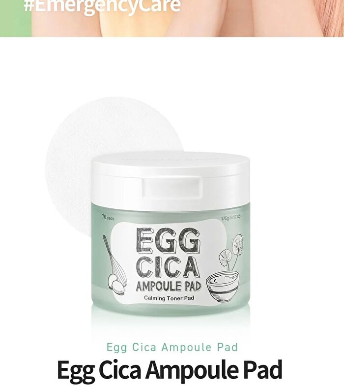 too cool for school Egg Cica Ampoule Pad - 70 pads