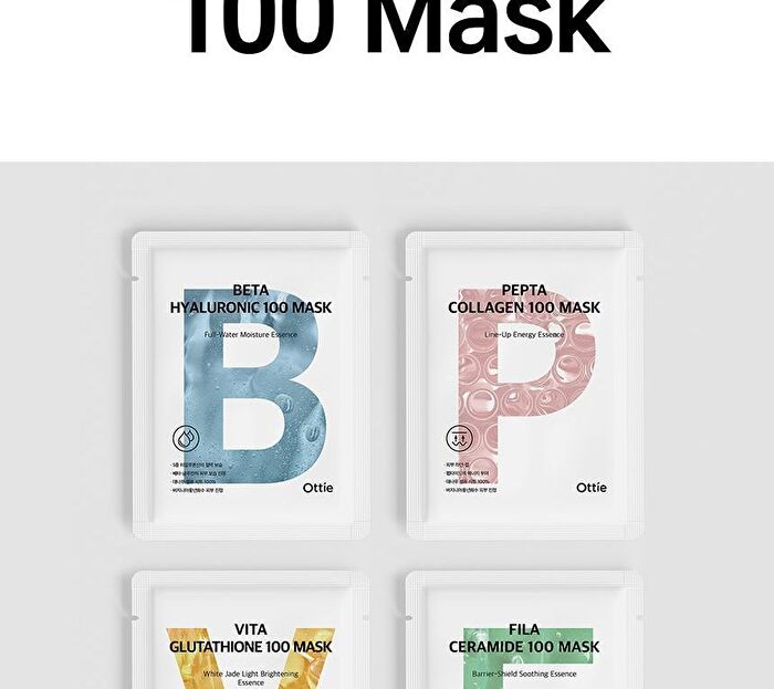 100 Mask - 4 Types - Beta Hyaluronic