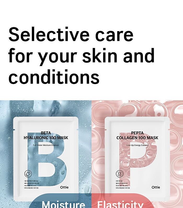 100 Mask - 4 Types - Beta Hyaluronic