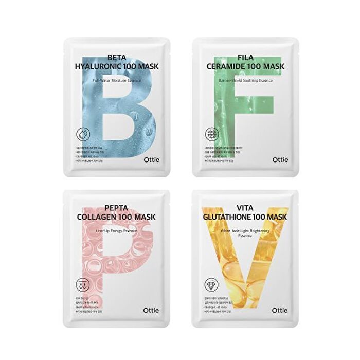 100 Mask - 4 Types - Beta Hyaluronic