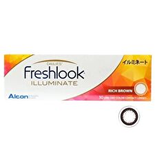 Alcon Freshlook 1 Day Illuminate Color Lens Jet Black 30 pcs - P-3.50 (30 pcs)