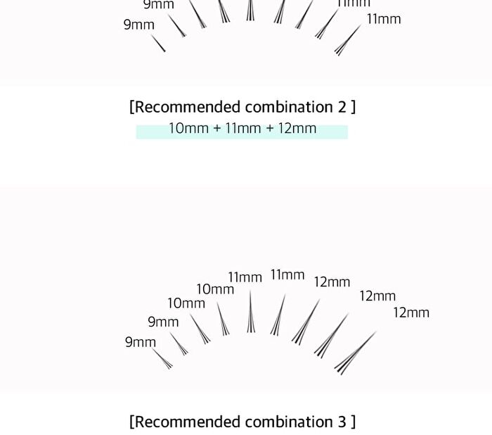 Coringco Toktok-Hara Filter Eyelash - 4 Types - Black - 9mm