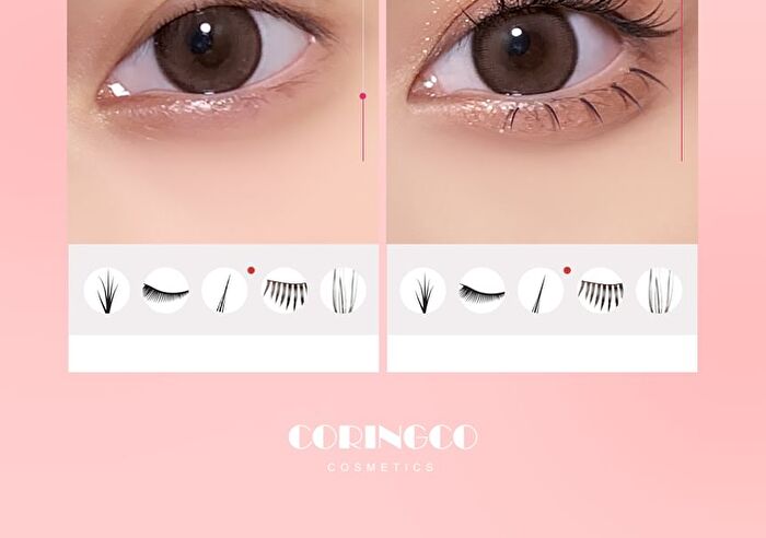 Coringco Toktok-Hara Filter Eyelash - 4 Types - Black - 9mm